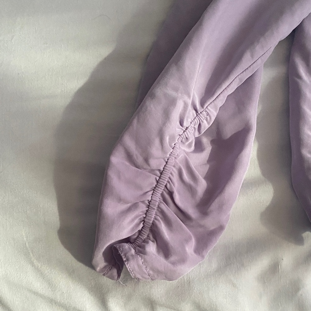 Chico's lavender Button-Front Utility Jacket - Picture 13 of 15